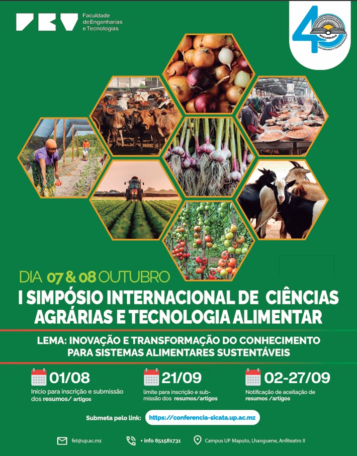 I Simpósio Internacional de Ciências Agrárias e Tecnologia Alimentar (SICATA)