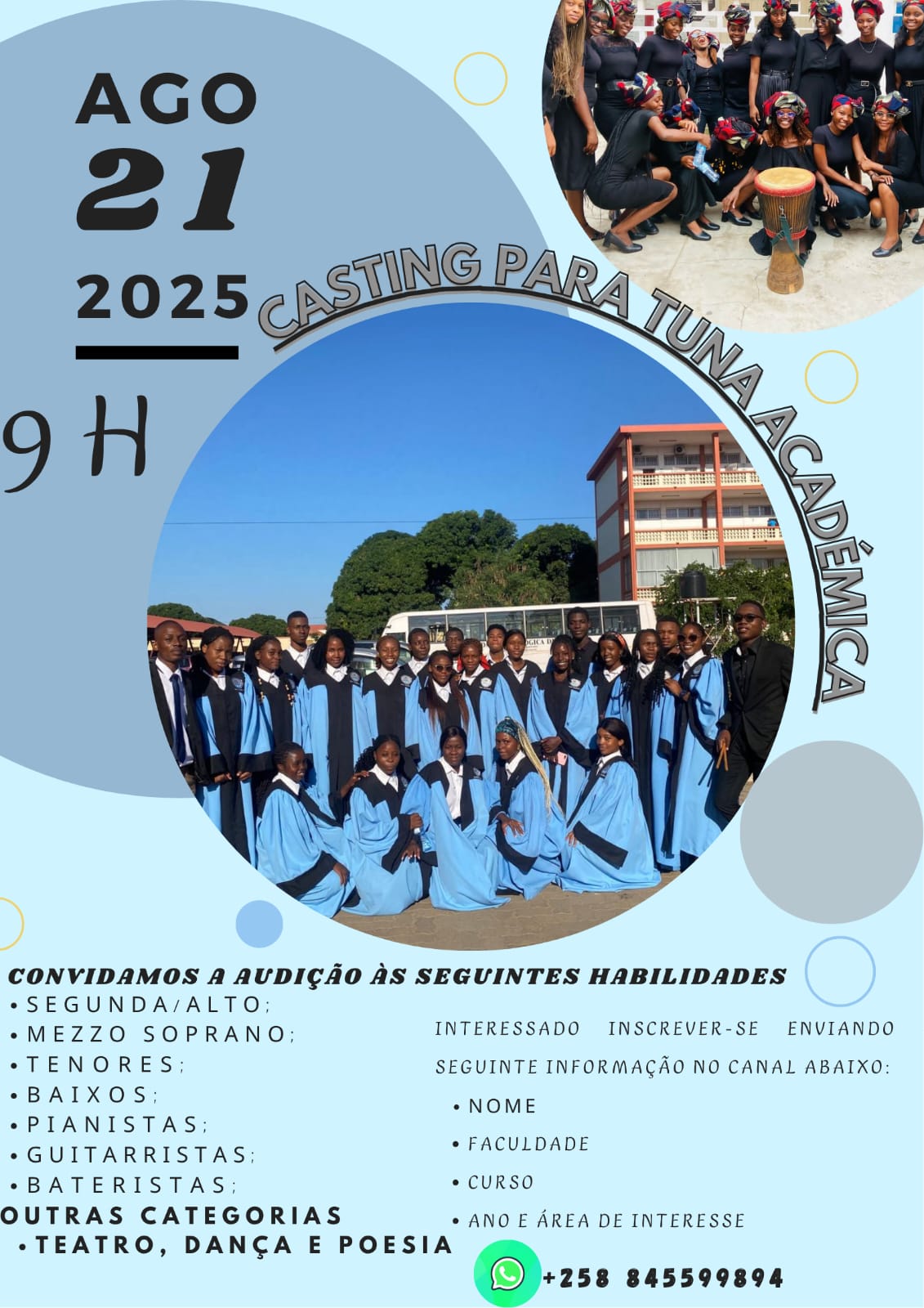 CASTING PARA TUNA ACADÉMICA