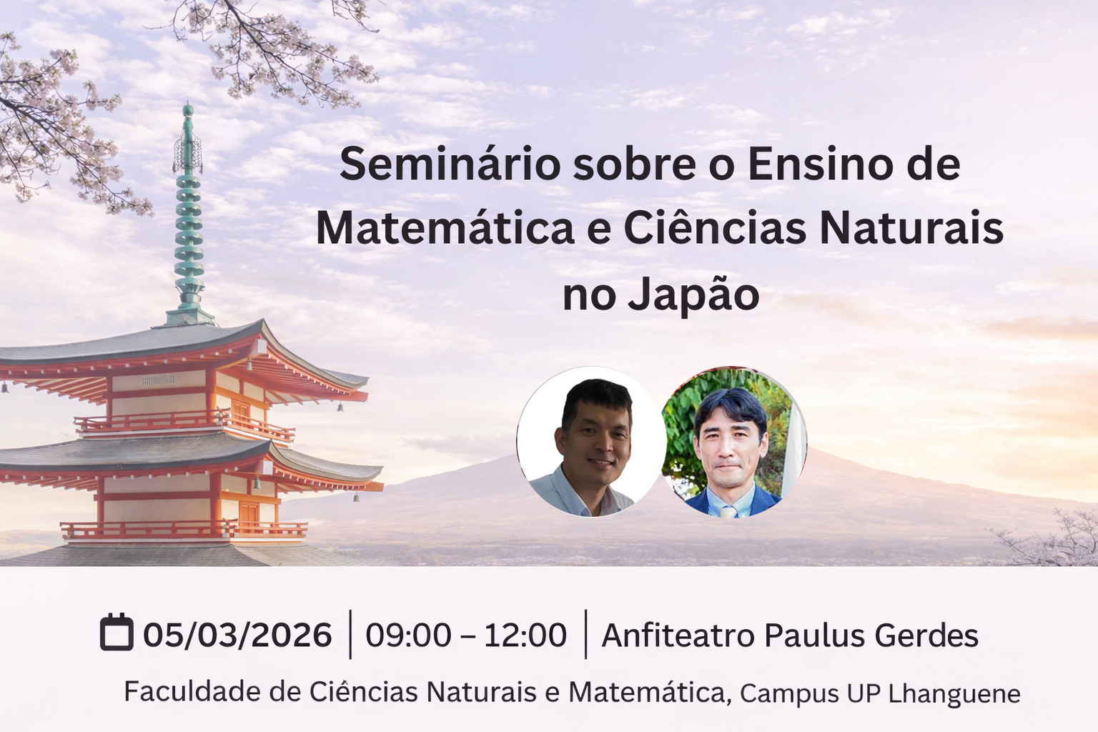 Seminário sobre o Ensino de Matemática e Ciências Naturais no Japão